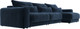 Миниатюра изображения товара Диван угловой Лига Диванов Лига-056 НПБ Лонг угол универсальный / 129165 (велюр Tower 13 синий)
