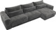 Миниатюра изображения товара Диван угловой Лига Диванов Лига-056 НПБ Лонг угол универсальный / 129166 (велюр Tower 10 серый)