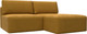 Миниатюра изображения товара Диван угловой Лига Диванов Лига-060 НПБ угол универсальный / 129507 (велюр Brut 10 желтый)