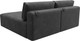 Миниатюра изображения товара Диван угловой Лига Диванов Лига-060 НПБ угол универсальный / 129508 (велюр Brut 16 темно-серый)