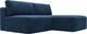 Миниатюра изображения товара Диван угловой Лига Диванов Лига-060 НПБ угол универсальный / 129510 (велюр Brut 11 синий)