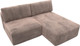 Миниатюра изображения товара Диван угловой Лига Диванов Лига-060 НПБ угол универсальный / 129494 (велюр Tower 05 бежевый)