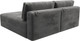 Миниатюра изображения товара Диван угловой Лига Диванов Лига-060 НПБ угол универсальный / 129496 (велюр Tower 10 серый)