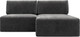 Миниатюра изображения товара Диван угловой Лига Диванов Лига-060 НПБ угол универсальный / 129496 (велюр Tower 10 серый)