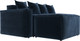 Миниатюра изображения товара Диван угловой Лига Диванов Лига-063 угол левый / 129794L (велюр Tower 13 синий)