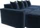 Миниатюра изображения товара Диван угловой Лига Диванов Лига-063 угол левый / 129794L (велюр Tower 13 синий)