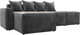 Миниатюра изображения товара Диван угловой Лига Диванов Лига-063 угол левый / 129795L (велюр Tower 10 серый)