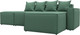 Миниатюра изображения товара Диван угловой Лига Диванов Лига-063 угол правый / 129787 (рогожка Амур 11 зеленый)