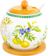 Миниатюра изображения товара Сахарница Elan Gallery Лимоны / 420656 (New Bone China)