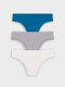 Миниатюра изображения товара Комплект женских трусов Mark Formelle 412281-3 (р.102, карибская волна)