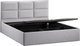 Миниатюра изображения товара Полуторная кровать ТриЯ Стелла Тип 1 c ПМ 140x200 (микровелюр Jercy Silver)