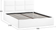 Миниатюра изображения товара Двуспальная кровать ТриЯ Стелла Тип 1 c ПМ 180x200 (экокожа Polo white)