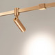 Миниатюра изображения товара Трековый светильник Arlight ART-APRIORI-SPOT-TURN-R38-8W Day4000 GD 36deg / 049290