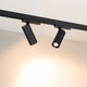 Миниатюра изображения товара Трековый светильник Arlight LGD-ARTEMIS-TRACK-4TR-R55-12W Warm3000 BK 8-80deg / 048326