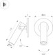 Миниатюра изображения товара Спот Arlight SP-READER-NB-R60-3W Warm2700 BR 20deg / 053094