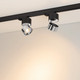 Миниатюра изображения товара Трековый светильник Arlight SP-PLURIO-TRACK-4TR-R77-9W Warm3000 BK-CHR 36deg / 038125