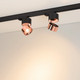 Миниатюра изображения товара Трековый светильник Arlight SP-PLURIO-TRACK-4TR-R77-9W Warm3000 BK-COP 36deg / 038123