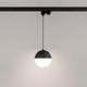 Миниатюра изображения товара Трековый светильник Arlight LGD-EMISFERO-TRACK-HANG-4TR-R150-11W Day4000 BK 170deg / 035937