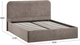 Миниатюра изображения товара Каркас кровати ТриЯ Тиффани Тип 1 c ПМ 140x200 (микровелюр Wellmart Latte)