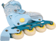 Миниатюра изображения товара Ролики-коньки Tech Team Kidzroll / NN012550 (р-р 36-39, морская волна)