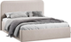 Миниатюра изображения товара Двуспальная кровать ТриЯ Тиффани Тип 1 c ПМ 180x200 (велюр Мокко светлый)