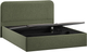 Миниатюра изображения товара Двуспальная кровать ТриЯ Тиффани Тип 1 c ПМ 180x200 (микровелюр Jercy Deep Green)