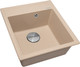 Миниатюра изображения товара Мойка кухонная ZORG С сифоном Rock 46 Premium (бежевый)