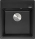 Миниатюра изображения товара Мойка кухонная ZORG С сифоном Rock 46 Premium (черный металлик)