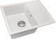 Миниатюра изображения товара Мойка кухонная ZORG С сифоном Rock 65 Premium (белый)