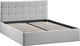 Миниатюра изображения товара Полуторная кровать ТриЯ Джоли Универсальная с ПМ Тип 1 140x200 (велюр Confetti Silver)