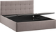 Миниатюра изображения товара Двуспальная кровать ТриЯ Джоли Универсальная с ПМ Тип 1 140x200 (велюр Мокко темный)