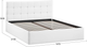 Миниатюра изображения товара Полуторная кровать ТриЯ Джоли Универсальная Тип 1 140x200 (экокожа Polo white)