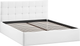 Миниатюра изображения товара Двуспальная кровать ТриЯ Джоли Универсальная Тип 1 180x200 (экокожа Polo white)
