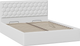 Миниатюра изображения товара Двуспальная кровать ТриЯ Порто Универсальная с ПМ 180x200 (экокожа белая Polo)