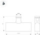 Миниатюра изображения товара Трековый светильник Arlight ART-APRIORI-LASER-L165-8W Day4000 GD 48deg / 044903