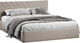 Миниатюра изображения товара Двуспальная кровать ТриЯ Кевия Тип 1 160x200 (велюр Confetti Smoke)