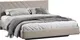 Миниатюра изображения товара Двуспальная кровать ТриЯ Кевия Тип 1 160x200 (велюр Confetti Smoke)