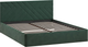 Миниатюра изображения товара Двуспальная кровать ТриЯ Кевия Тип 1 с подъемным механизмом 160x200 (велюр Confetti Deep forest)