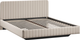 Миниатюра изображения товара Двуспальная кровать ТриЯ Шелли Тип 1 160x200 (велюр Confetti Cream)