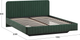 Миниатюра изображения товара Двуспальная кровать ТриЯ Шелли Тип 1 160x200 (велюр Confetti Deep forest)