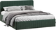 Миниатюра изображения товара Двуспальная кровать ТриЯ Шелли Тип 1 с подъемным механизмом 160x200 (велюр Confetti Deep forest)