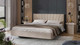 Миниатюра изображения товара Двуспальная кровать ТриЯ Эвори Тип 1 160x200 (велюр Confetti Cream)