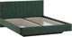 Миниатюра изображения товара Двуспальная кровать ТриЯ Эвори Тип 1 160x200 (велюр Confetti Deep forest)