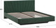 Миниатюра изображения товара Двуспальная кровать ТриЯ Эвори Тип 1 160x200 (велюр Confetti Deep forest)