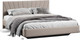 Миниатюра изображения товара Двуспальная кровать ТриЯ Эвори Тип 1 160x200 (велюр Confetti Smoke)