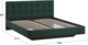 Миниатюра изображения товара Двуспальная кровать ТриЯ Эмма Тип 1 160x200 (велюр Confetti Deep forest)
