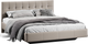 Миниатюра изображения товара Двуспальная кровать ТриЯ Эмма Тип 1 160x200 (велюр Confetti Smoke)