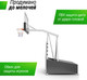 Миниатюра изображения товара Баскетбольный стенд UNIX Line B-Stand-TG PRO R45 H120-305см / BSTSFPPR305