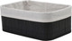 Миниатюра изображения товара Корзина Natural House Бамбук 300x200x120 / Shan-19L (черный/белый)
