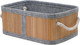 Миниатюра изображения товара Корзина Natural House Бамбук 300x200x120 / Shan-17S (натуральный/серый)